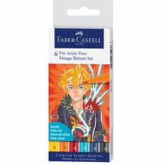 Faber-Castell PITT umělecké popisovače 6 Shônen set