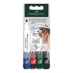 Faber-Castell Popisovač na bílou tabuľu W20 / 4 set