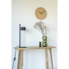 House Nordic Nástěnné hodiny, kov, dřevěná konstrukce, tichý chod\nø30 cm