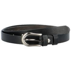 Penny Belts Stylový kožený pásek Cinturóna, černá, velikost 95 cm