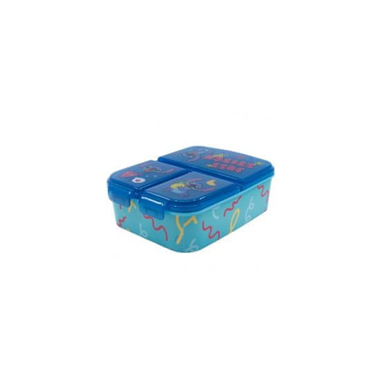 Stor Dělený plastový box na svačinu Lilo & Stitch, 75020