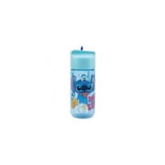 Stor Plastová láhev s výsuvným brčkem Lilo & Stitch, Transparent Tritan, 430ml, 75036