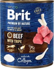 Brit Premium by Nature Dog konz. - Beef with Tripes 800 g