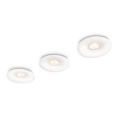 Philips 59833/31/16 - SADA 3x LED koupelnové podhledové svítidlo MYLIVING AQUILA 3xLED/6W/230V