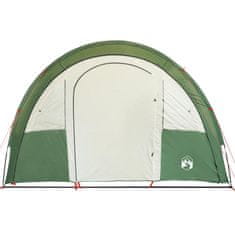 shumee Kempingový stan pro 4 osoby zelený 483 x 340 x 193 cm taft 185T