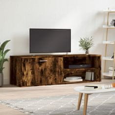 shumee TV skříňka kouřový dub 120 x 34 x 37 cm kompozitní dřevo