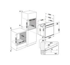 Whirlpool Samostatná vestavná trouba W11I OP1 4S2 H