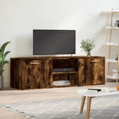 shumee TV skříňka kouřový dub 120 x 34 x 37 cm kompozitní dřevo