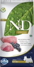 N&D PRIME Dog GF Lamb & Blueberry Adult Mini 7 kg