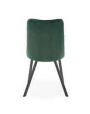 Halmar Jídelní židle Hannah tmavě zelená