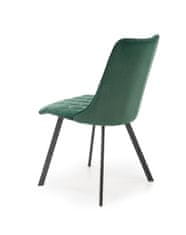 Halmar Jídelní židle Hannah tmavě zelená