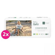 ECO by Naty 2x Pleny jednorázové 5 (11-25 kg) 40 ks - ECONOMY PACK