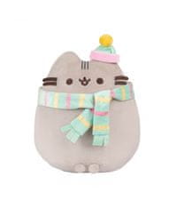 Aurora Plyšová kočička Pusheen s čepicou a šálou - Pusheen - 26 cm