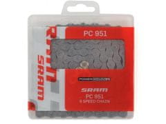 Sram Řetěz CN PC-951 - balený, 114 článků (9s)