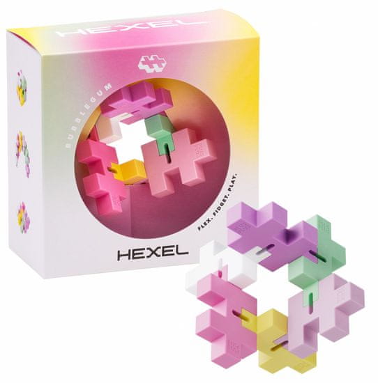 Plus-Plus Hexel Bubblegum