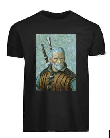 Gaya Entertainment The Witcher: Tričko „GERALT VAN GOGH ART, BLACK“ - vel. M