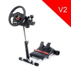 Wheel Stand Pro Wheel Stand Pro Deluxe V2, stojan na volant a pedály Log. GT a Thrustmaster F430/T150/TMX