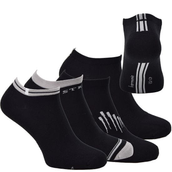 Zdravé Ponožky pánské bambusové letní sneaker vzorované ponožky 7401224 4pack