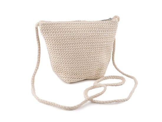 Kraftika 1ks ežná světlá dívčí kabelka crossbody 17x16 cm