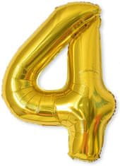 GFT Nafukovací balónky čísla maxi zlaté - 4
