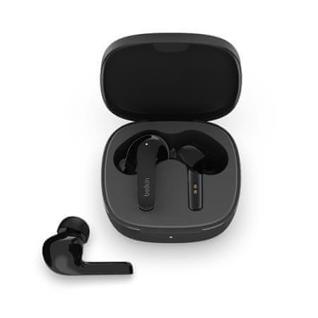 Belkin SOUNDFORM Flow - True Wireless Earbuds - bezdrátová sluchátka, černá