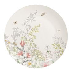 Clayre & Eef porcelánový jídelní talíř WILDFLOWER FIELDS 26 cm