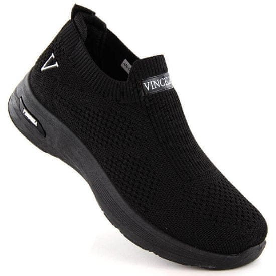 Vinceza Černá sportovní obuv slip-on