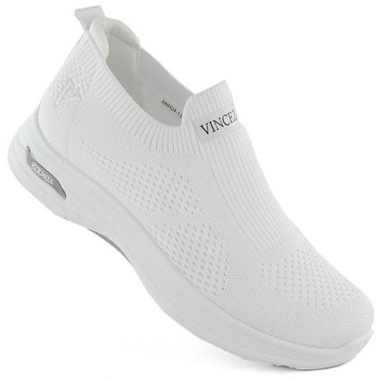 Vinceza Bílá sportovní obuv slip-on