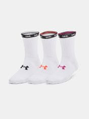 Under Armour Ponožky UA Essential Nv Mid Crew 3pk-WHT S