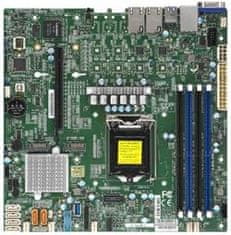 SuperMicro MB 1xLGA1151 (Xeon E3-21xx,i3), C246, 4xDDR4, 6xSATA3, 2xM.2, 1xPCIe3.0 x16, VGA, 2x LAN, IPMI, bulk