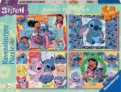 Ravensburger RAVENSBURGER Puzzle Lilo a Stitch 4x100 dílků