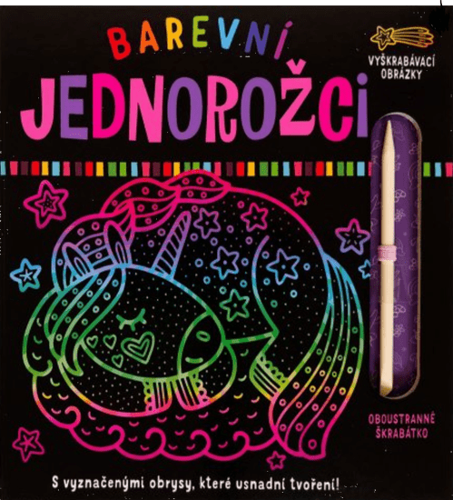 Svojtka & Co. Barevní jednorožci - Vyškrabávací obrázky