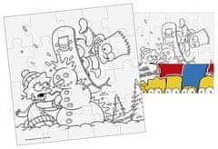 Efko Vymaluj si puzzle The Simpsons - čtverec 20 dílků