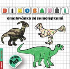 Dinosauři omalovánky se samolepkami