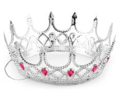 Královská koruna karnevalová královna - stříbrná