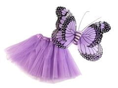 Karnevalový kostým - motýl - levandulová