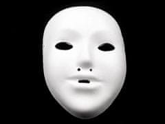 Maska na obličej dětská k domalování - bílá