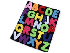 Filcová tabulka s číslicemi a abecedou - multikolor písmena