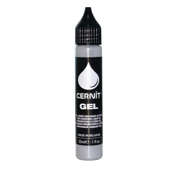 Cernit Polymérový tekutý gel 30 ml - stříbrný