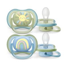 Šidítko Avent Ultra air 2ks 0- 6 m kluk - 0-6 m