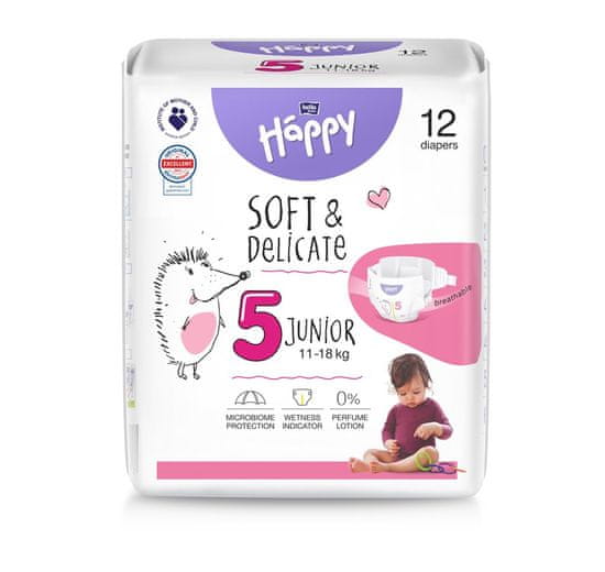 Bella Happy Baby Pleny jednorázové Junior 11-18 kg 12 ks