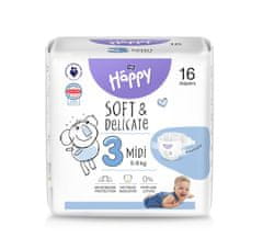 Bella Happy Baby Pleny jednorázové Midi 5-9 kg 16 ks