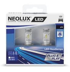 NEOLUX NEOLUX H4 12V 12/12W P43t LED 6500K Cool White 2ks NO ECE N472DWBS-2SCB