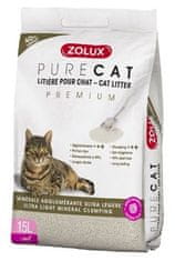 Zolux Podestýlka PURECAT mineral Premium 15l