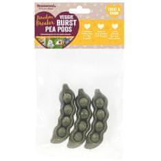 Rosewood Veggie Burst Pea Pods - hlodací lusky 9cm, 3ks, 80g