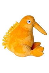 Hračka pes PLUSH plyš,pískací,oranžová 16cm Kiwi