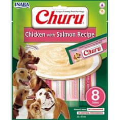 Inaba Churu dog snack kuře & losos 8x 20g