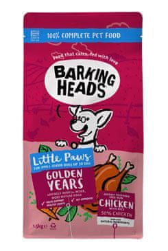 Barking Heads Little Paws Golden Years Chicken 1,5kg