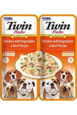 Dog Twin Packs Chick&Veg. & Beef in Broth 80g