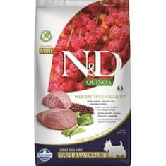 QUINOA Dog GF Weight Management Lamb & Broccoli Adult Mini 2,5 kg